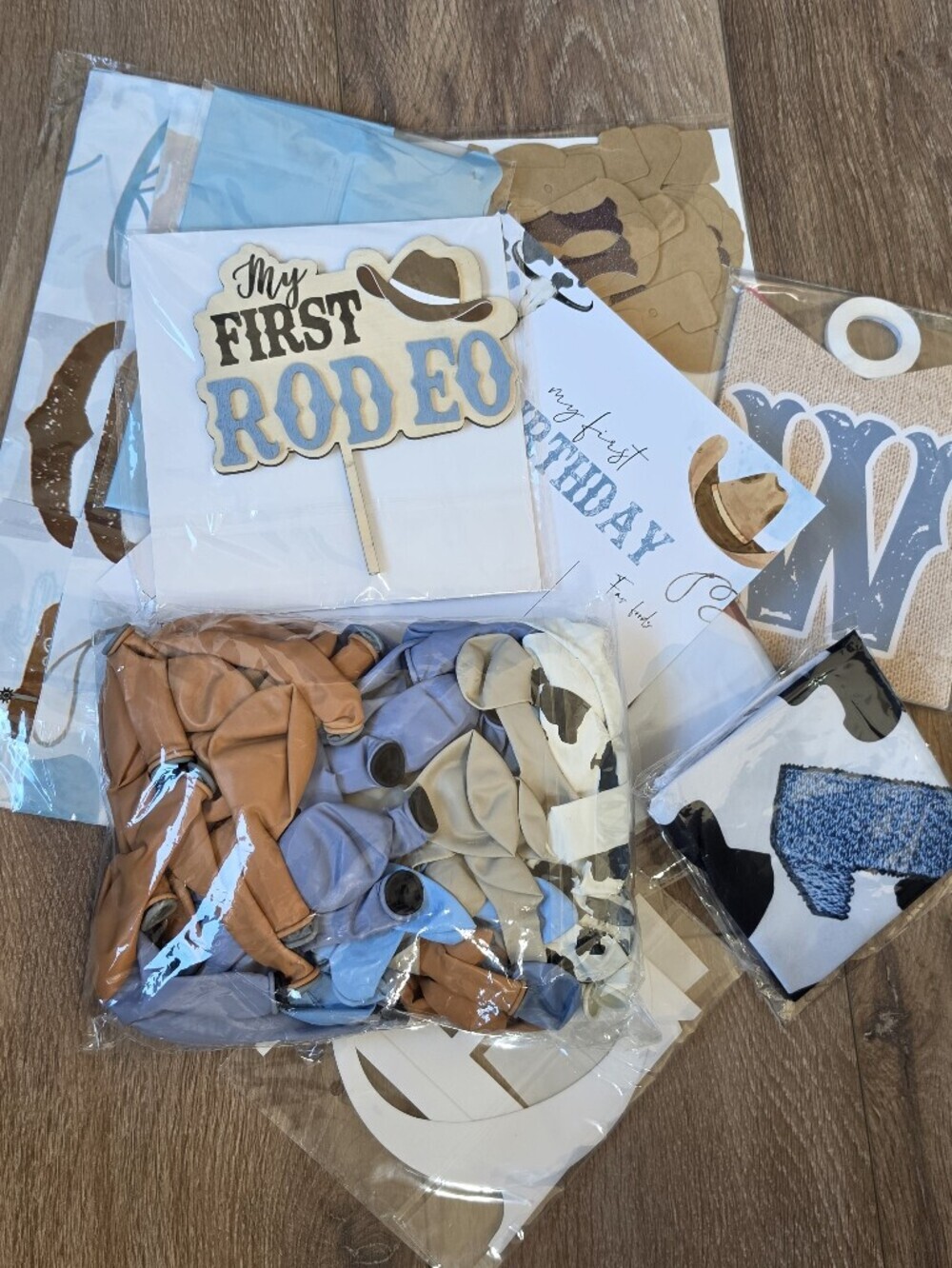 Baby's My First Rodeo Party Supplies NWT